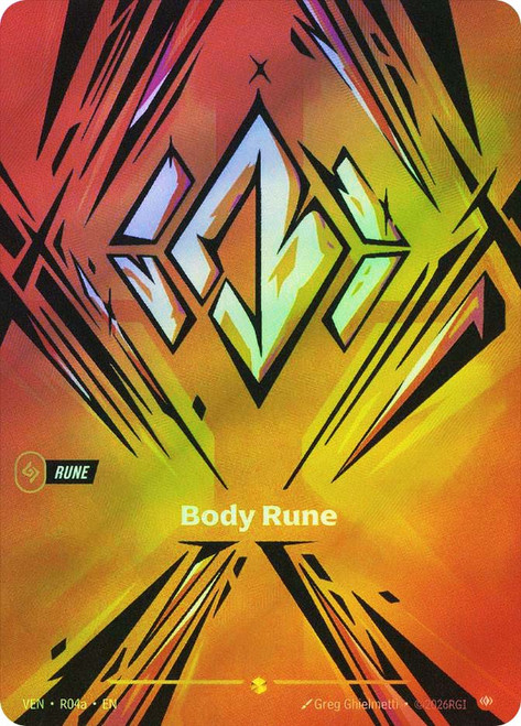 Body Rune - R04a - Showcase